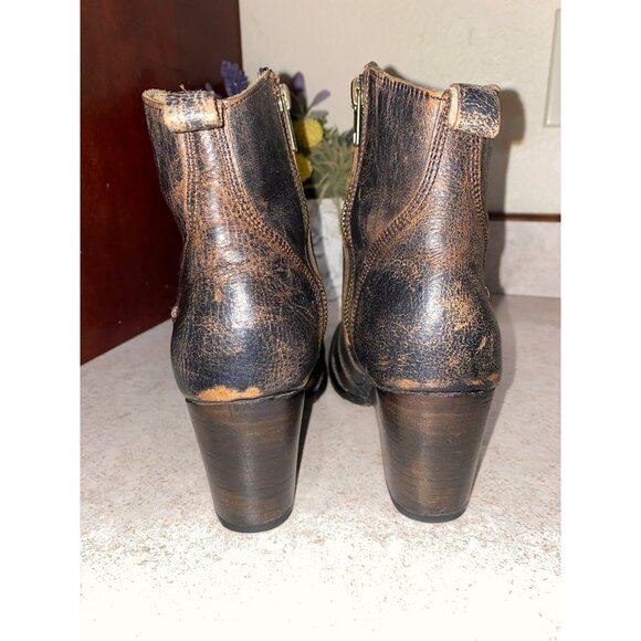 Bed Stu Gentry Vintage-Style Leather Ankle Boots Size 7.5 - Picture 12 of 13